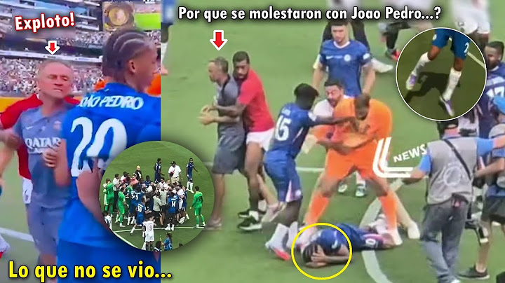 ASI FUE la BRONCA de LUIS ENRIQUE con JOAO PEDRO y los jugadores del CHELSEA HOY