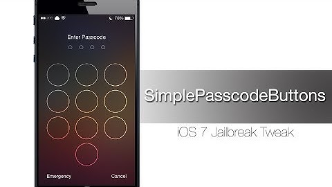 SimplePasscodeButtons - iOS 7 Jailbreak Tweak: Hands-on - iPhone Hacks