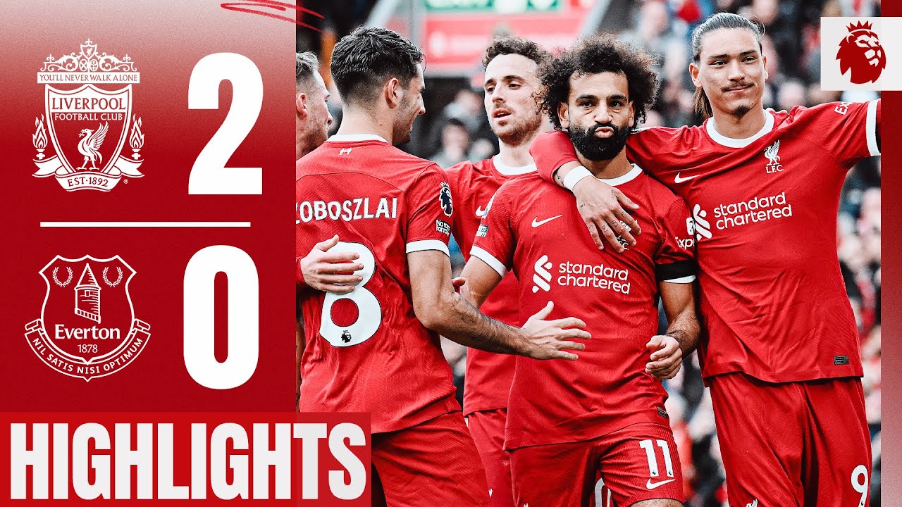 ⁣HIGHLIGHTS: Mo Salah scores TWICE to win Merseyside derby! | Liverpool 2-0 Everton