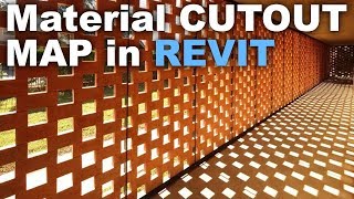 Material Cutout In Revit Cutout Map Material Tutorial