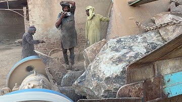 "Stone Crusher Machine: A Giant at Work"The Power of Stone: Machine Working in Action"#stonecrusher