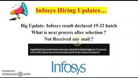 Infosys Result Declared | Next Process | All Regions 2022-2019 Batch | Infosys Hiring 2022