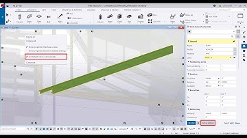 Tekla Structures 2019i - Set Default Values Automatically