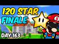 BLINDFOLDED SM64 - 120 Star (Day 163)! Kaizo Later!