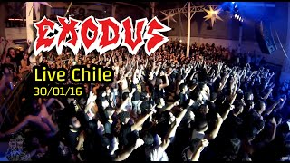 Exodus en Chile &quot;Metal command&quot; + &quot;Piranha&quot; (30/01/16) Santiago, Kmasu Premiere