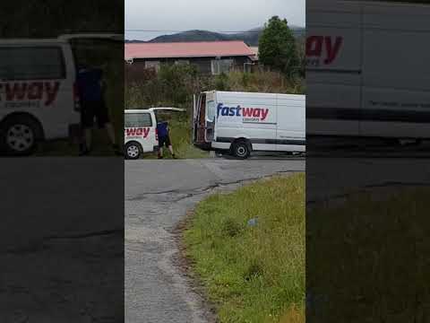 NZ courier drivers caught throwing packages