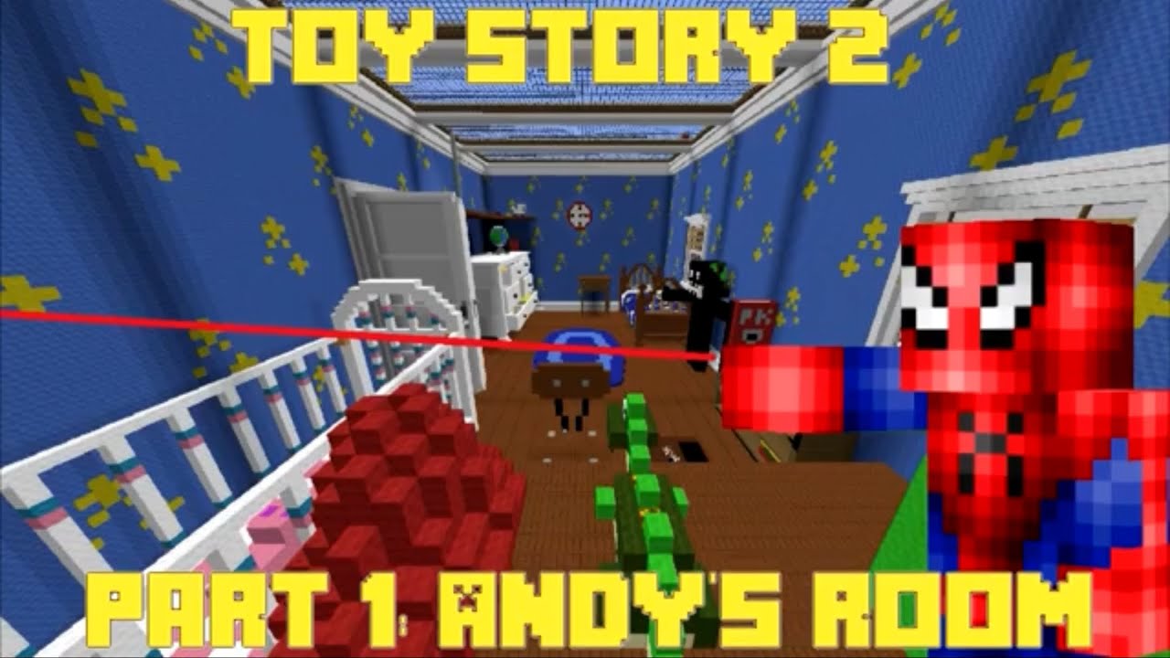 Minecraft Pc: Toy Story 2 p1 - Andy's Room (Reuploaded)