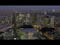 Aerial footage / Nanterre and the area "Terrasses de Nanterre" sequences by day and night