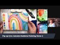 Autumn Rainbows &amp; Lines Painting Demo  | Jessica Sanders Art