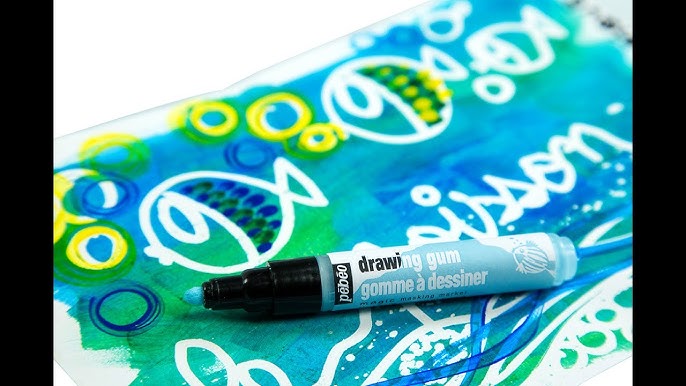  Jeanoko Drawing Gum, Masking Fluid Marker Pen White
