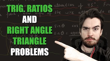 The 3 Basic Trigonometric Ratios and Right Angle Triangle Problems