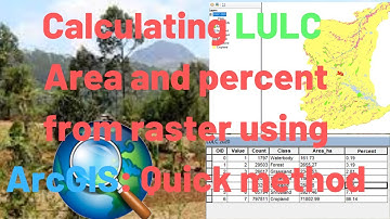 How to calculate LULC area and percentage from raster