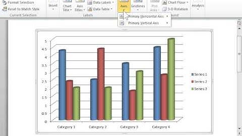 Display or Hide Axes - Word 2010