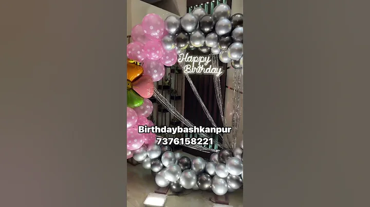 Birthday Decorations in Kanpur 🎈 | Perfect Birthday Bash Ideas 🎂✨