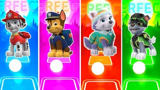 Everest Paw Patrol 🆚 Chase Paw Patrol 🆚 Paw Patrol Marshall 🆚 Skye Paw Patrol 🚓 tiles hop edm rush