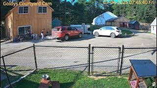 Goldy's736am Judy arrives n SiZZ Larky greet;745am Danes  brekkies;921am ET;940am ET JAnine   742025