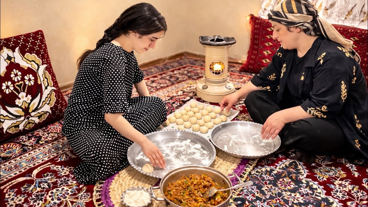  ‏Making Meat Pastries for Dinner | The Calm of a Rural Evening