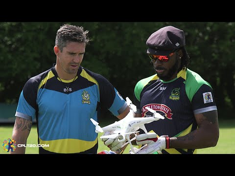 Who's the biggest hitter - Kevin Pietersen or Chris Gayle? | #CPL15