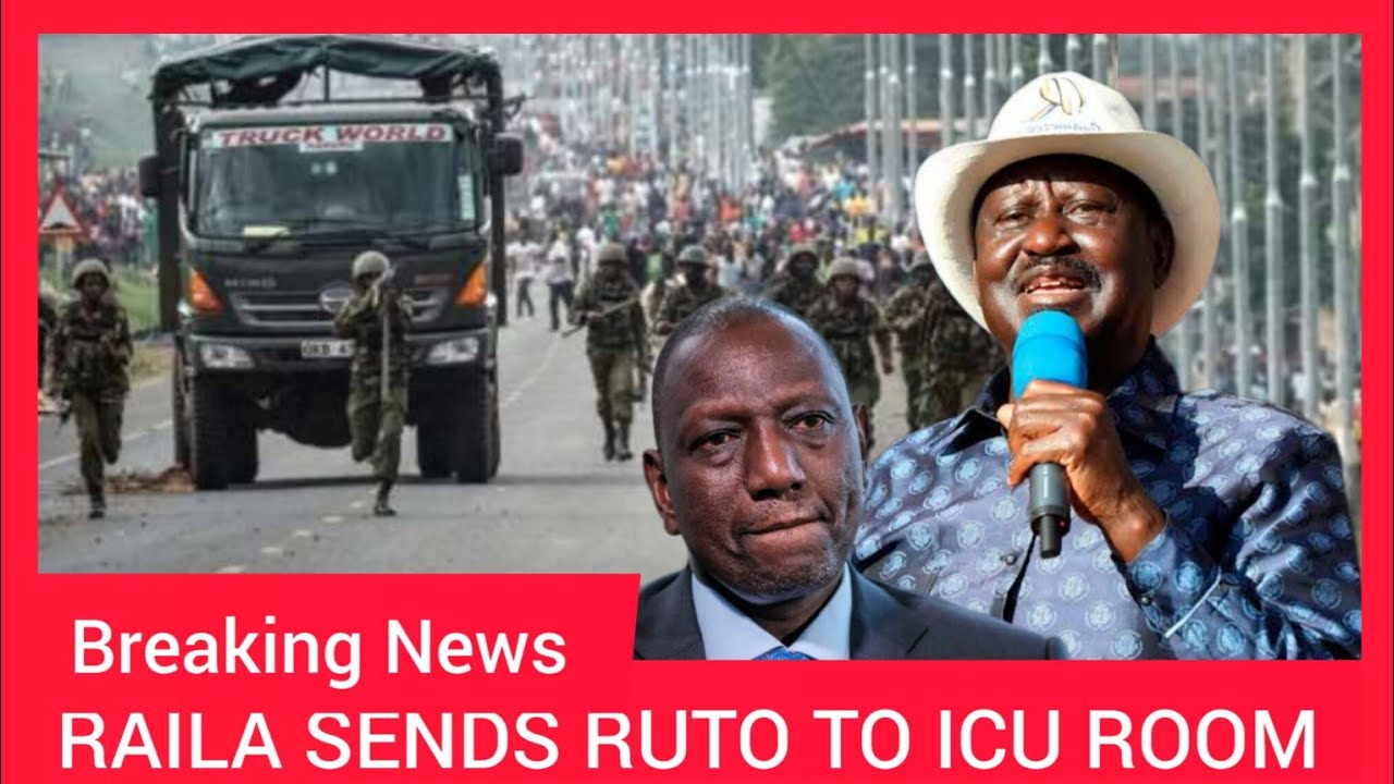Breaking⚡RAILA SENDS RUTO TO ICU ROOM,DECLARES MASS PROTESTS ...