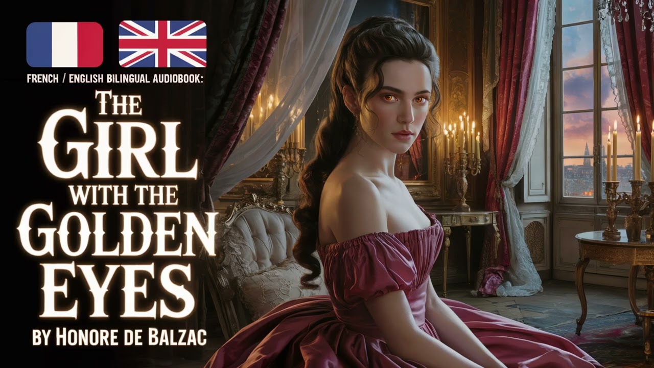 The Girl with the Golden Eyes  by Honore De Balzac - French / English Bilingual Audiobook