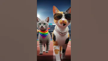 Cat Lympics LA 2028 Day 2 Track Field Opening Ceremony DreamScreenAI CatLympics 