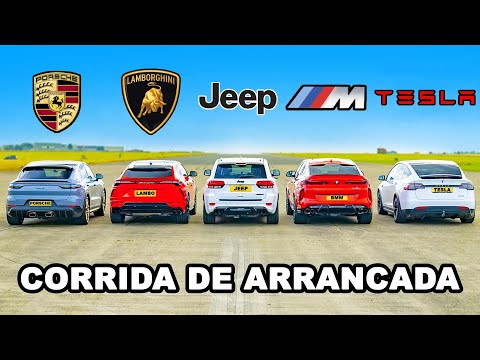 Vídeo: O que é mais rápido trackhawk ou urus?