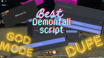 Demonfall Script Roblox Free Dupe, Auto Raid And God Mode + Much More (Showcase) Pastebin