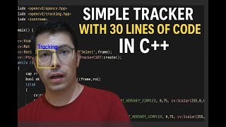 Real time tracker with only 30 lines of code!