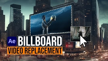 Billboard Replacement Video After Effects Tutorial | Boris Fx Mocha Tracker Tutorial