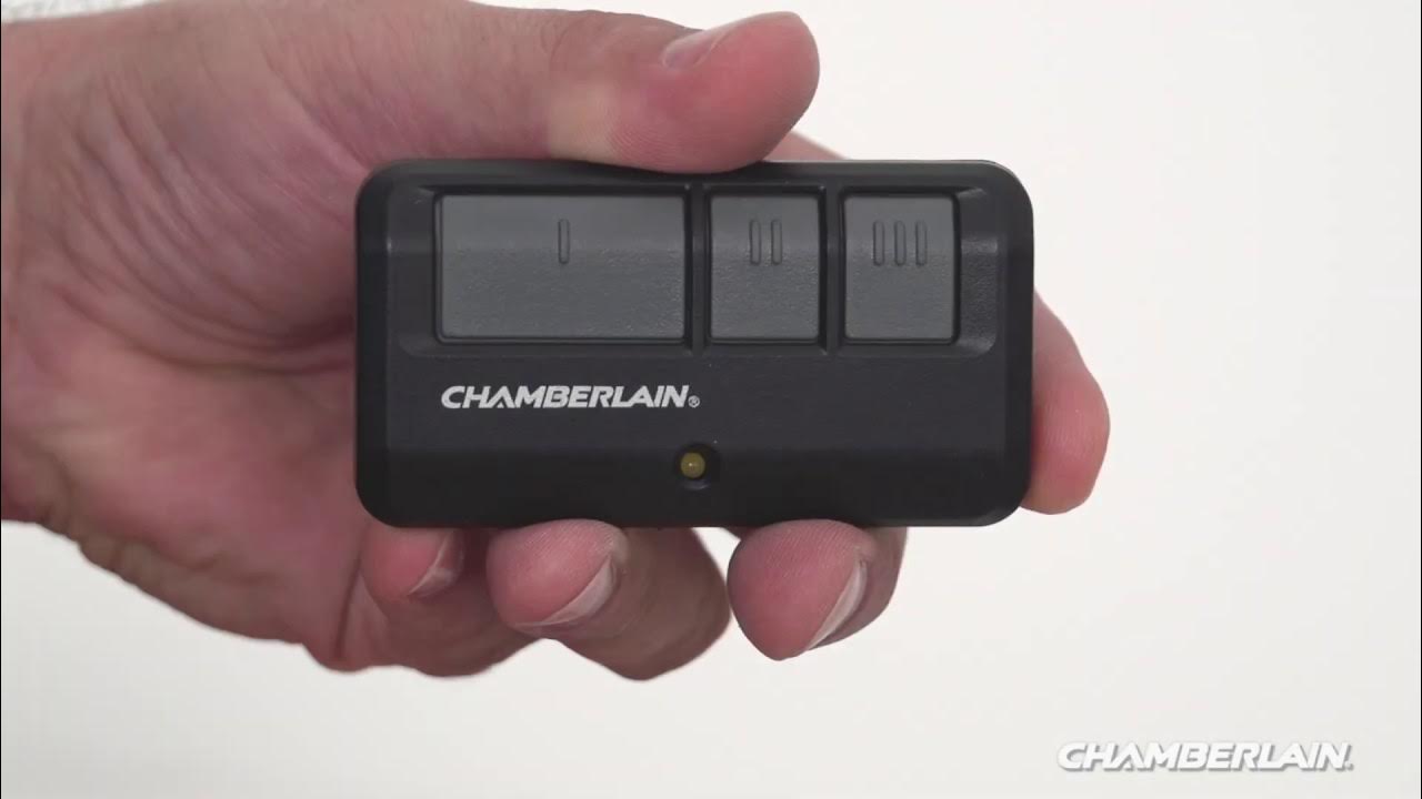 How to program chamberlain s 950estd and 953estd remote controls to a