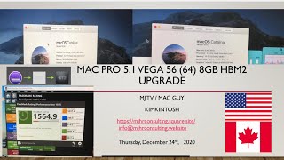 Old Mac Pro VEGA 56 (64) 8GB HBM2 Upgrade