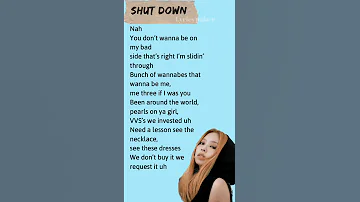 BLACKPINK 'shut down' rap part #shorts