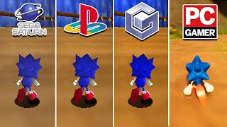 Sonic R (1997) Sega Saturn vs PS2 vs GameCube vs Remastered (Which One is Better?)