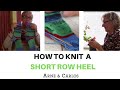 How to knit a short row heel for a sock by ARNE & CARLOS
