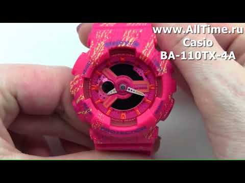 Обзор. Японские наручные часы Casio BA-110TX-4A с хронографом