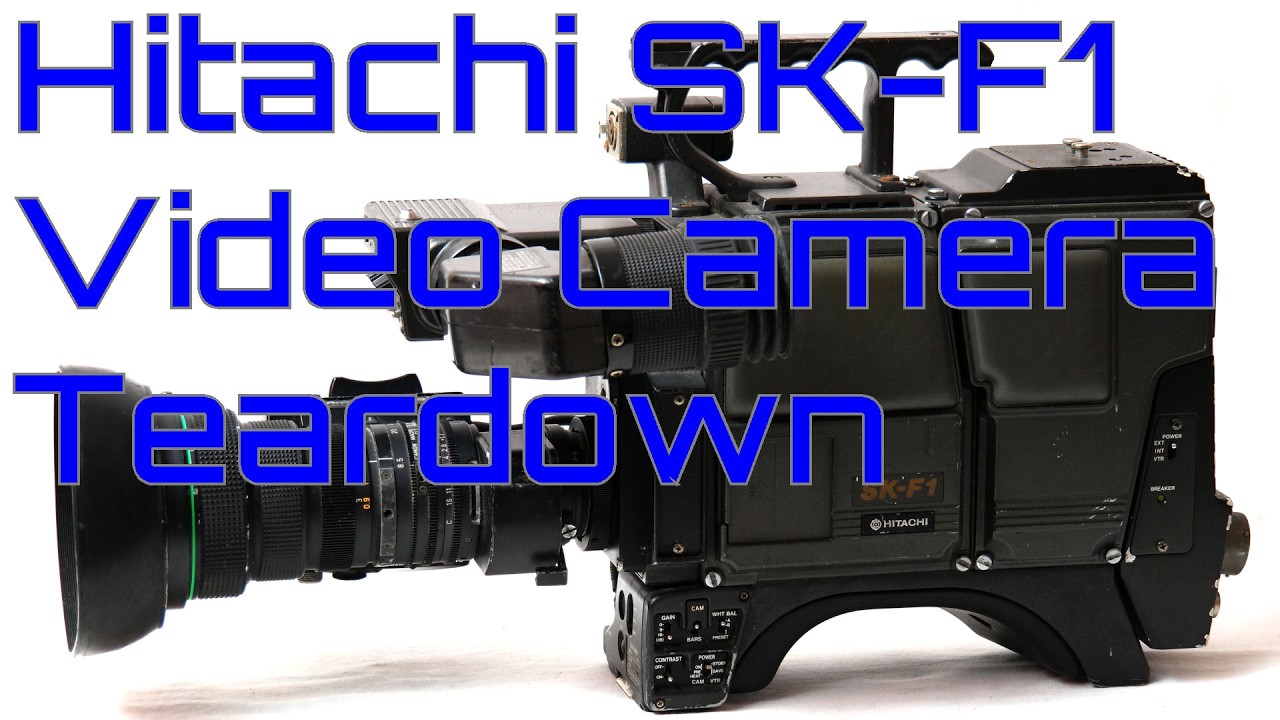 EW0205 - National WVP-100 VZ-C90 Video Camera Teardown - YouTube