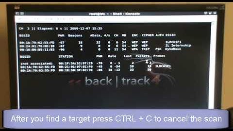 Wireless WEP Hacking with Backtrack 4