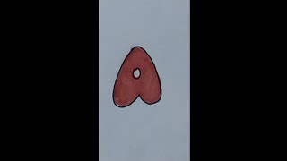 DRAWING A BUBBLE LETTER A✍️ | Lettering | DOODLE ART | HOW TO DRAW A BUBBLE LETTER A FOR BEGINNERS