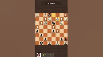 Chess.com 31 August Daily puzzle #chessforfun #shorts #chesstricks #shorts2023