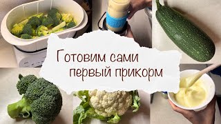 КАК ПРИГОТОВИТЬ ДЕТСКОЕ ПИТАНИЕ ДОМА 👩‍🍳 ПЕРВЫЙ ПРИКОРМ 🥦 ГОТОВИМ САМИ ОВОЩИ