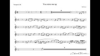 You raise me up - music sample & backing track (trumpet Bb)