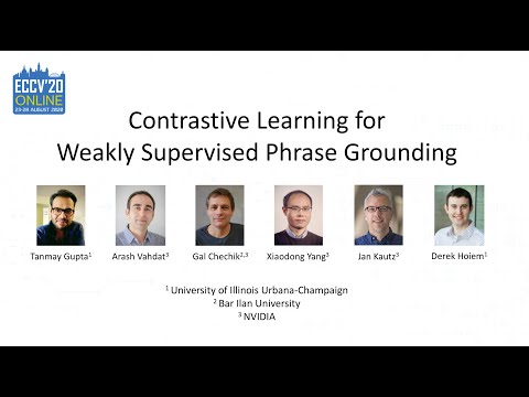 Contrastive Learning for Weakly Supervised Phrase Grounding (ECCV 2020 Spotlight Short Video)