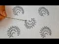 All over design for dress#hand embroidery easy stitch tutorial
