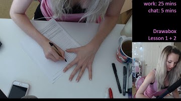 Drawabox Lesson 1 and 2 Exercises