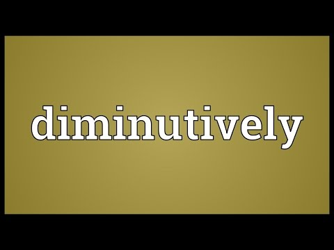 Header of diminutively