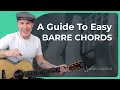 Failproof guide to easy barre chords on guitar