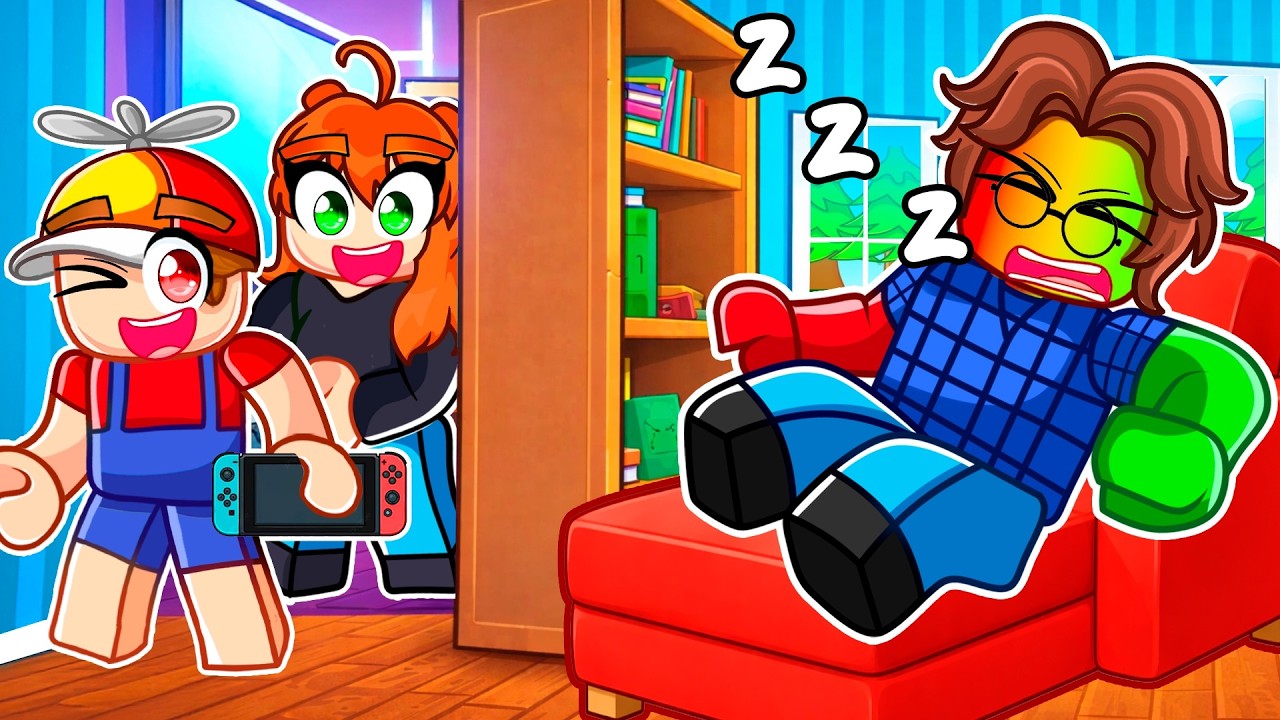 J'ai CONSTRUIT une Base Gaming SECRÈTE pour me CACHER de mon Père Strict sur Roblox Brookhaven !