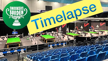 Star Snooker Table Time lapse Installation | Snookers Burden Trophy 🏆