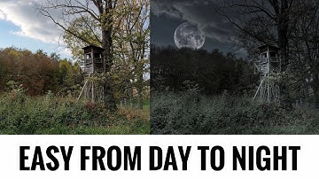 Editing day to night with snapseed