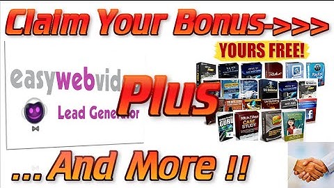 Easy Web Video Lead Generator Review ✓ $$ HUGE BoNuS $$ ✓ Discount